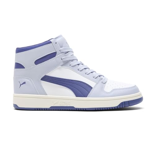 PUMA Womens Rebound Layup Sl High Sneakers Shoes Casual - Blue, White - Size 9 M - Main Image