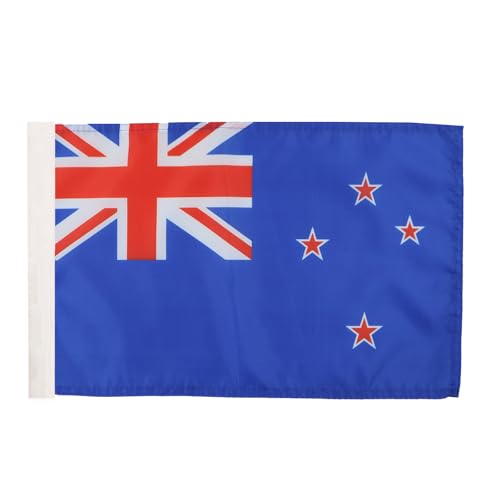AZ FLAG - Drapeau Nouvelle-Zélande - 45x30 cm - Pavillon Néo-Zélandais 100% Polyester Avec Fourreau Pour Hampe - 20g