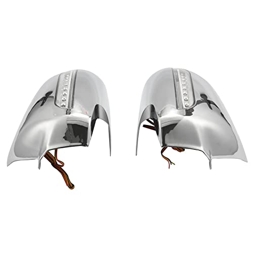 Coques de rétroviseur extérieur avec lumière et capuchon ABS chrome pour Hyundai Tucson 2006-2009