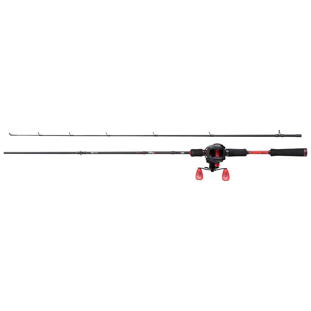 Abu Garcia MAX X Castingrute und Baitcast Rollen-Combo – Raubfischangel-Setup für Hecht, Barsch, Zander