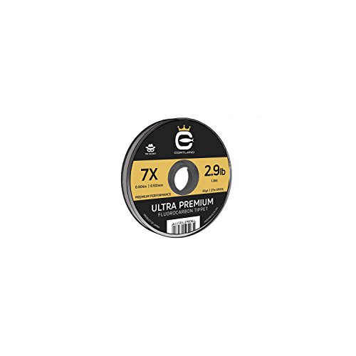 Cortland Line Ultra Premium Fluorocarbon 30Yd Tippet | 5X - 5.7Lb | Clear #TOP7