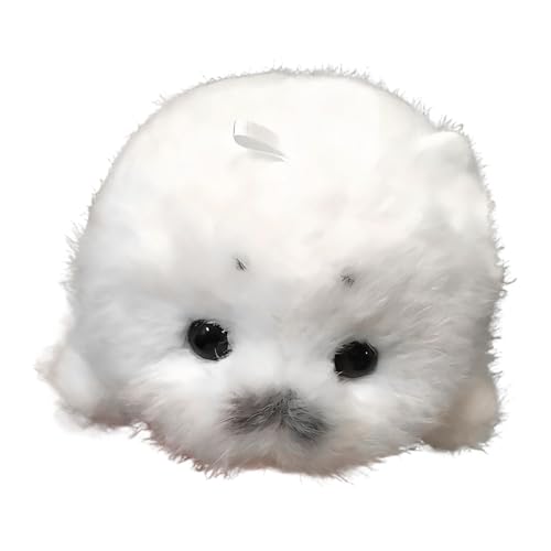 Generico Peluche con forma de foca – Objetos de colección , pequeños y realistas, animales marinos de peluche – para novia, hombres, mujeres, niños, adolescentes, niñas, familia y