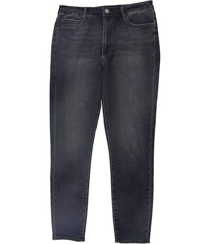 Articles of Society Womens Heather Cropped Jeans, Blue, 29