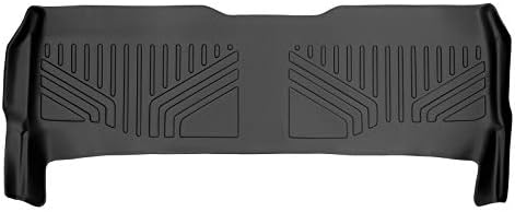 MAXLINER Floor Mats 2nd Row Liner Black for 2011-2016 Ford F-250 / F-350 / F-450 / F-550 Super Duty Crew Cab