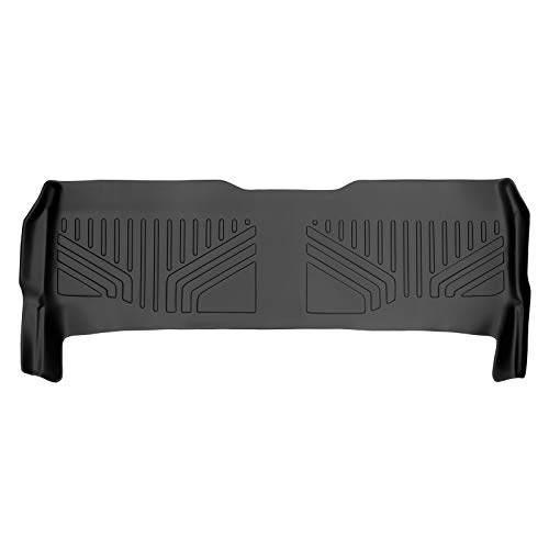 MAXLINER Floor Mats 2nd Row Liner Black for 2011-2016 Ford F-250 / F-350 / F-450 / F-550 Super Duty Crew Cab