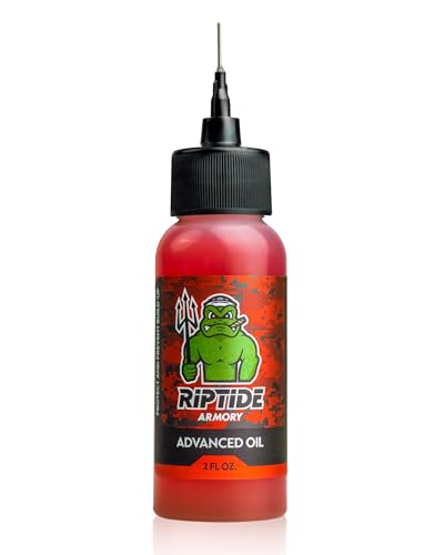 Riptide Armory Advanced Gun Oil - Long Lasting Graphene Protection & Lubricitity - Protect & Prevent Buildup - Safe on All Surfaces - Veteran Founded & Formulated by Former US Navy Seal (2oz)