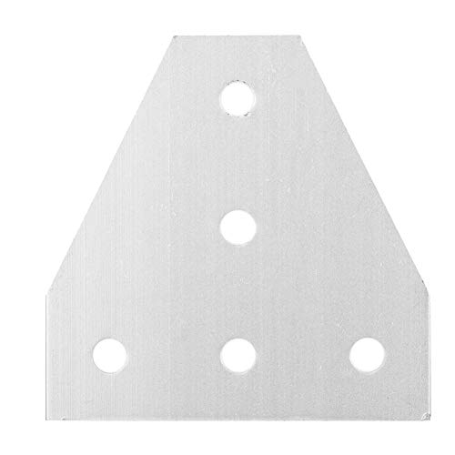 Tyenaza T Shape Corner Bracket Plate, 5 Hole T Shape Outside Corner Joint Plate Bracket Aluminum Profile Connector for 3
