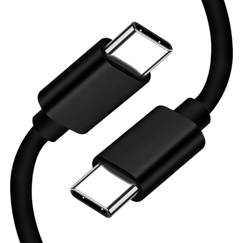 Image of PD 3.0 USB C to C 65W Fast Charging Cable compatible with Samsung Galaxy S65 Edge S24 S21 FE (3900-6500mAh) S65 Ultra S23 Ultra (5000mAh) S24 Ultra (4700mAh) | Original Charging Speed (Black)