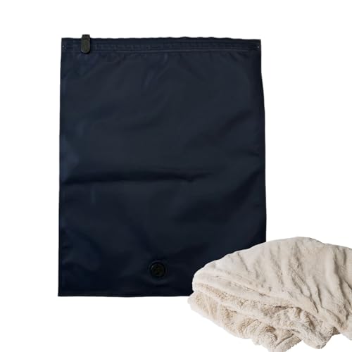 Bolsa de compresión para equipaje de viaje – Bolsa de compresión para empacar, bolsa enrollable al vacío como organizador de ahorro de espacio para maletas, ropa, hogar, mochila y armario