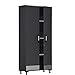 SystemBuild Evolution Boss Tall Storage Cabinet, Charcoal Gray