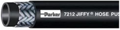 Push-on Hose 25 Foot Parker 5/8" Jiffy Hose - 25 Foot Push-On Hose Roll -  300 PSI For Fuel & Hydraulics Parker 5/8 Inch Jiffy Push-on Hose 25 Foot  Roll IH 7212-381BK-25RL - Parker 3/8インチ ジフィーホース - 25フィートロール - プッシュオンホース