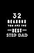 32 Reasons You Are The Best Step Dad: Fill In Prompted Memory Book