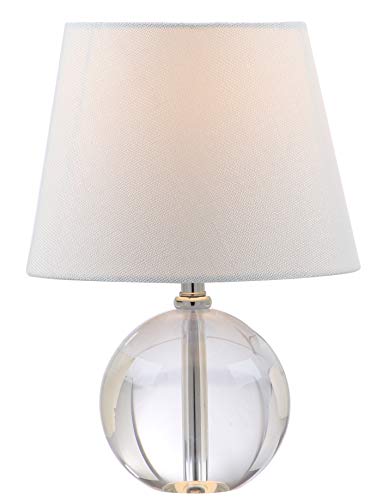 SAFAVIEH Lighting Collection Mable Modern Glam Clear Crystal 14-inch Bedroom Living Room Home Office...