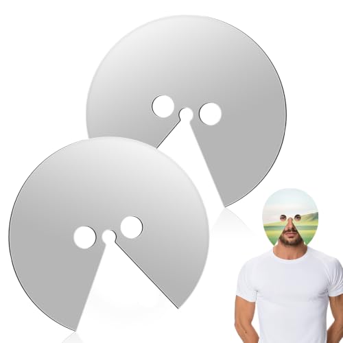 Wvu & Wvo Masque miroir monté sur la tête, miroir anti-selfie, accessoire de visage réfléchissant monté sur la tête pour art vidéo, événements costumés