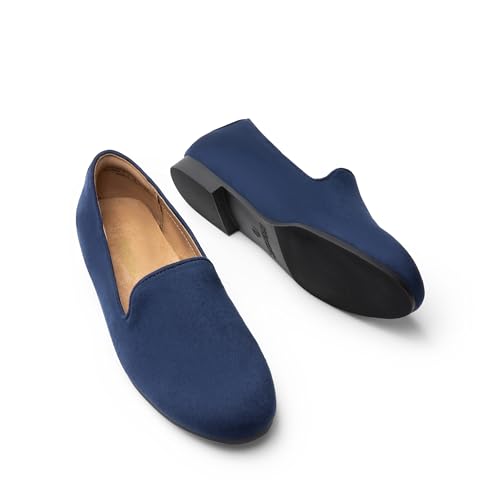 Image of DREAM PAIRS Round Toe Flats for Women Dressy Comfortable, Slip-On Dress Business Casual Office Work Shoes for Women