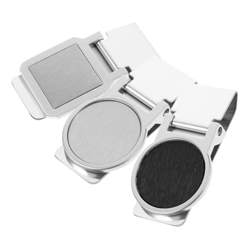 WESIEVYA 3piezas Clips De Dinero De Acero Inoxidable Clips De Almacenamiento Portátiles para Billetes Y Tarjetas Diseño Compacto Y Exquisito para Oficina Y Uso Diario