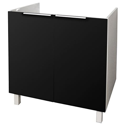 Berlioz Creations Matt Black Kitchen Cabinet Cover