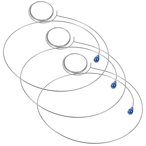 Yardwe Juego de 3 Piezas de Alambre de Sujeción para Lupa de Reloj Soporte de Hierro Resistente para Reparación de Relojes Herramienta Precisa para Trabajos de Relojería
