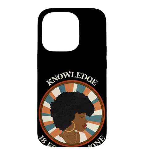 Black Teacher Knowledge Is For Everyone Afro Love Women �X�}�z�P�[�X iPhone 14 Pro �p