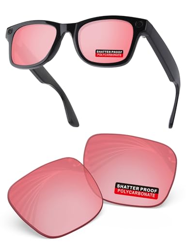 Image of PRO+ Polycarbonate Replacement Lenses Compatible with Ray-Ban Meta Wayfarer RW4006 & Gen 2 RW4012 50mm Sunglasses