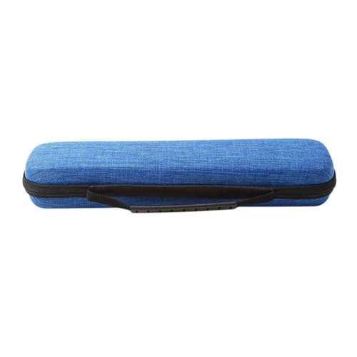 Estuche de viaje rígido con cremallera para planchas y rizadores de cabello, color azul real miniatura 2