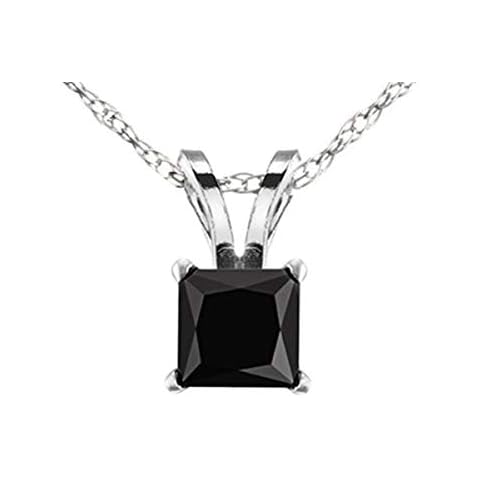 Dazzlingrock 0.75 Carat Gold Black Diamond Pendant Cover
