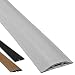 Electriduct D-2 Low Profile Rubber Duct Cord Cover Floor Cable Protector - 10 Feet - Gray (Raw Rubber Material)