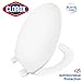 Clorox Round Beveled Plastic Toilet Seat with Easy-Off Hinges – Wiggle-Free Design