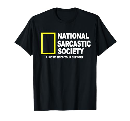 National Sarcastic Society T-Shirt T-Shirt