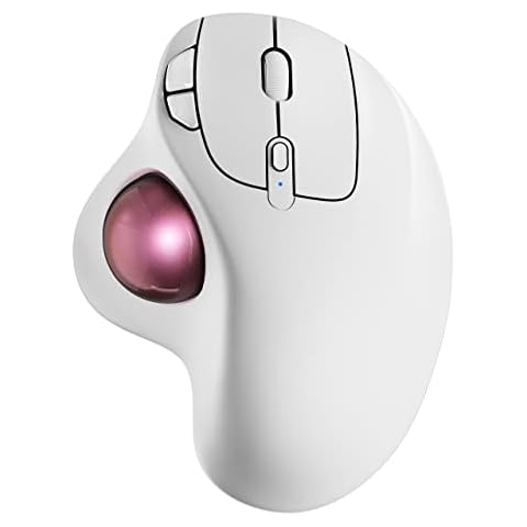 Nulea Kabellose Trackball Maus, Wiederaufladbare Ergonomische Maus Cover