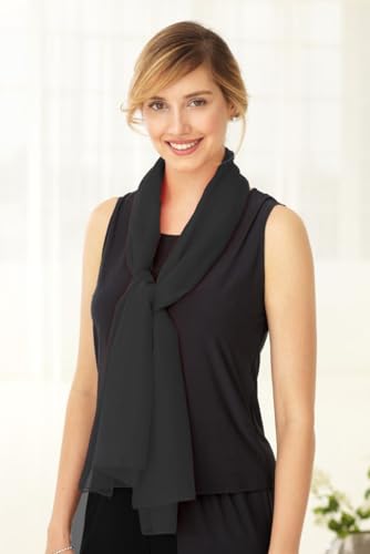 Women Lightweight-Chiffon-Scarf Spring-Summer-Scarves-Shawl-Wraps Long Neck Scarf for Evening Party Dresses4