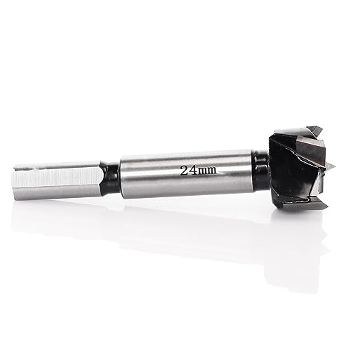 Sinoprotools Forstner Bit 15/16 Inch 24mm, Carbide Tipped Forstner Drill Bits - Image 3