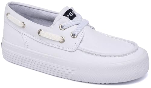 Sperry Boy's Spinnaker Washable (Little Big Kid) Boat Shoe, Navy 1, 2.5