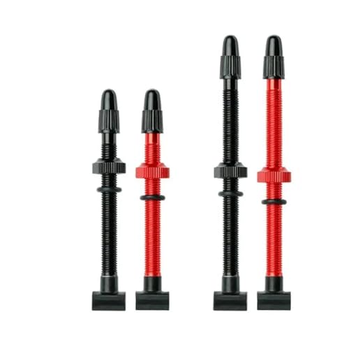 Tapas de válvula para bicicleta 45/60/80mm de aleación anodizada CNC para válvulas tubeless MTB y carretera miniatura 4