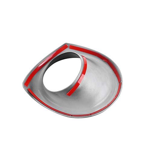 Thenice for 10th Gen Civic Front Fog Light Cover Trims ABS Carbon Fiber Style Exterior Decals for Honda Civic Hatchback Type R 2021 2020