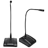 SparkFeng Desktop Wired Gooseneck Capacitive Microphone, Heart Shape Directivity Mic with Metal Neck and Weighted Base, for Conference Calling and Voice Recording, 5m XLR to 6.35mm #3