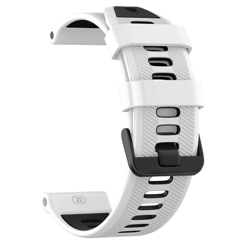 Correa de silicona de 22 mm suave y transpirable para Garmin Forerunner 945 y 965