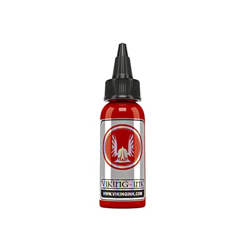 VIKING INK - DOUBLE RED 1oz (30ml) - Tinta para Tatuaje