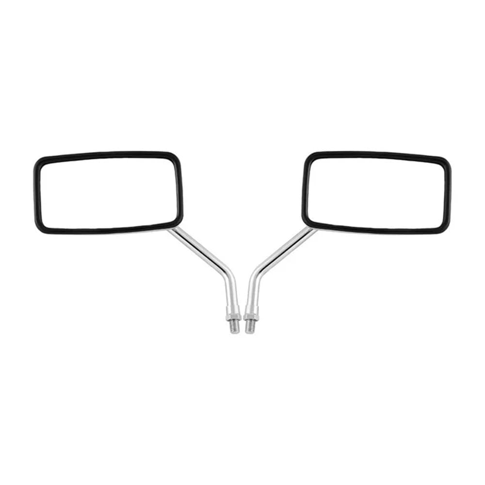 Espejos Retrovisores Universales Para Motocicleta 10mm Para Moto Y Scooter Manillar Espejos