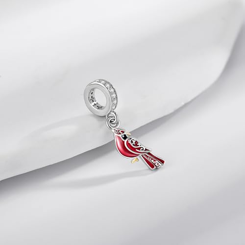 URONE Duck/Guinea Pig Charms Beads Fits Charms Bracelets for Women 925 Sterling Silver Bead Animal Jewelry Gifts for Women Bracelet&Necklace4