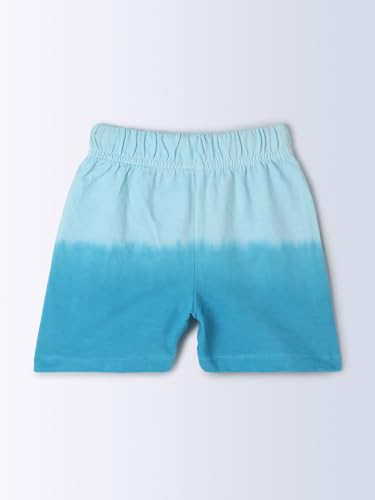 Image of Milou Girls 100% Cotton Stripes Allover Print Biowash Shorts | Soft & Breathable, Safe Dyes, Label-Free Comfort