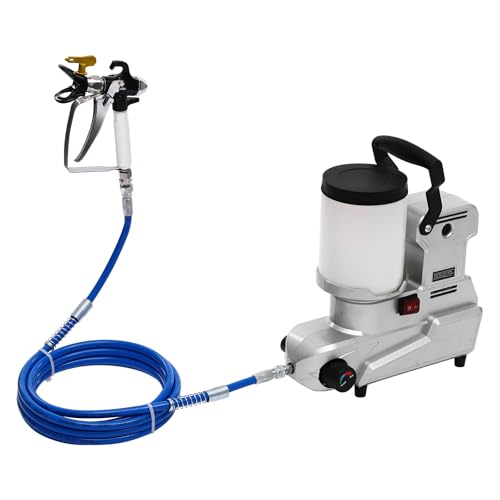 Airless Paint Sprayer,1600W High Pressure Efficiency Airless Stand Sprayer for Home Interior, Exterior, Commercial Use, DIY Handyman-Professional Contractor Grade Spray Paint Machine