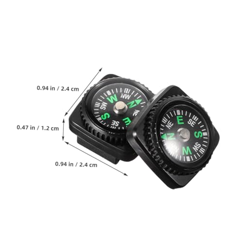 BESPORTBLE Set 25 brújulas de pulsera para exteriores miniatura 2