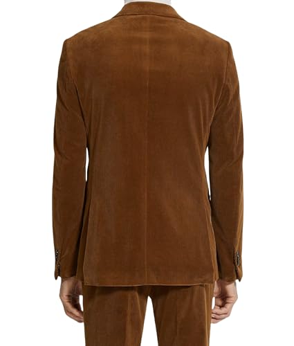 Men's Retro Corduroy Sport Coat Business Formal Blazer,Regular Fit Jacket Overcoat Autumn Winter for Wedding Prom4