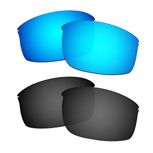 Lentille rechange Oakley Wiretap New solaire bleu noir