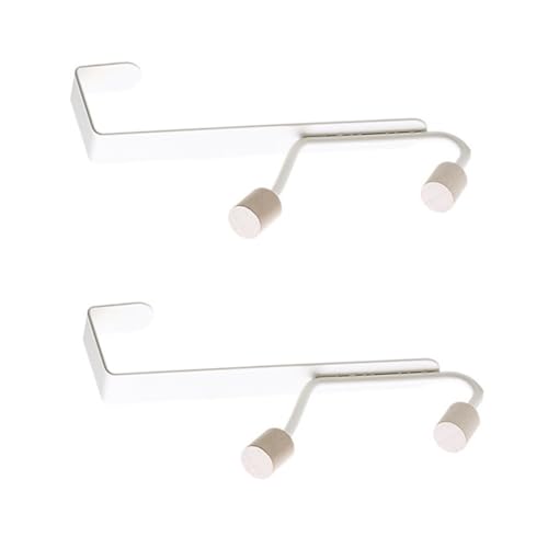 NAMOARLY 2pcs Shelf Brown Paper Bag Insulated Over Door Towel Rack para Colgar Bolsos Cabinet Door Hooks Towel Racks for Bathroom Door Spiked Rug Casters Over Door Hanging Hooks Iron White