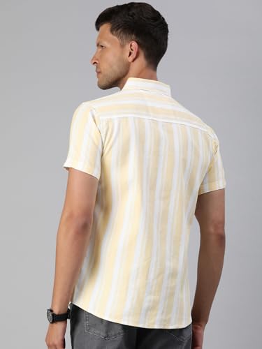 Image of Majestic Man Men's Cotton Slim Fit Shirt