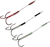 Savage Gear Carbon 49 Stinger - 3 Angsthaken, Länge/Tragkraft:7.5cm - 11Kg