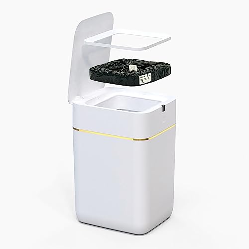 Airdeer Refill Bag Ring, Trash can bags, 10m continuous garbage bag, Designed for Airdeer Self-sealing Smart Trash Can(A1/L2, Pack of 6)