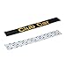 DIYOLFALL Name Plate for Club Car Precedent Emblem Golf Cart(Black Gold)